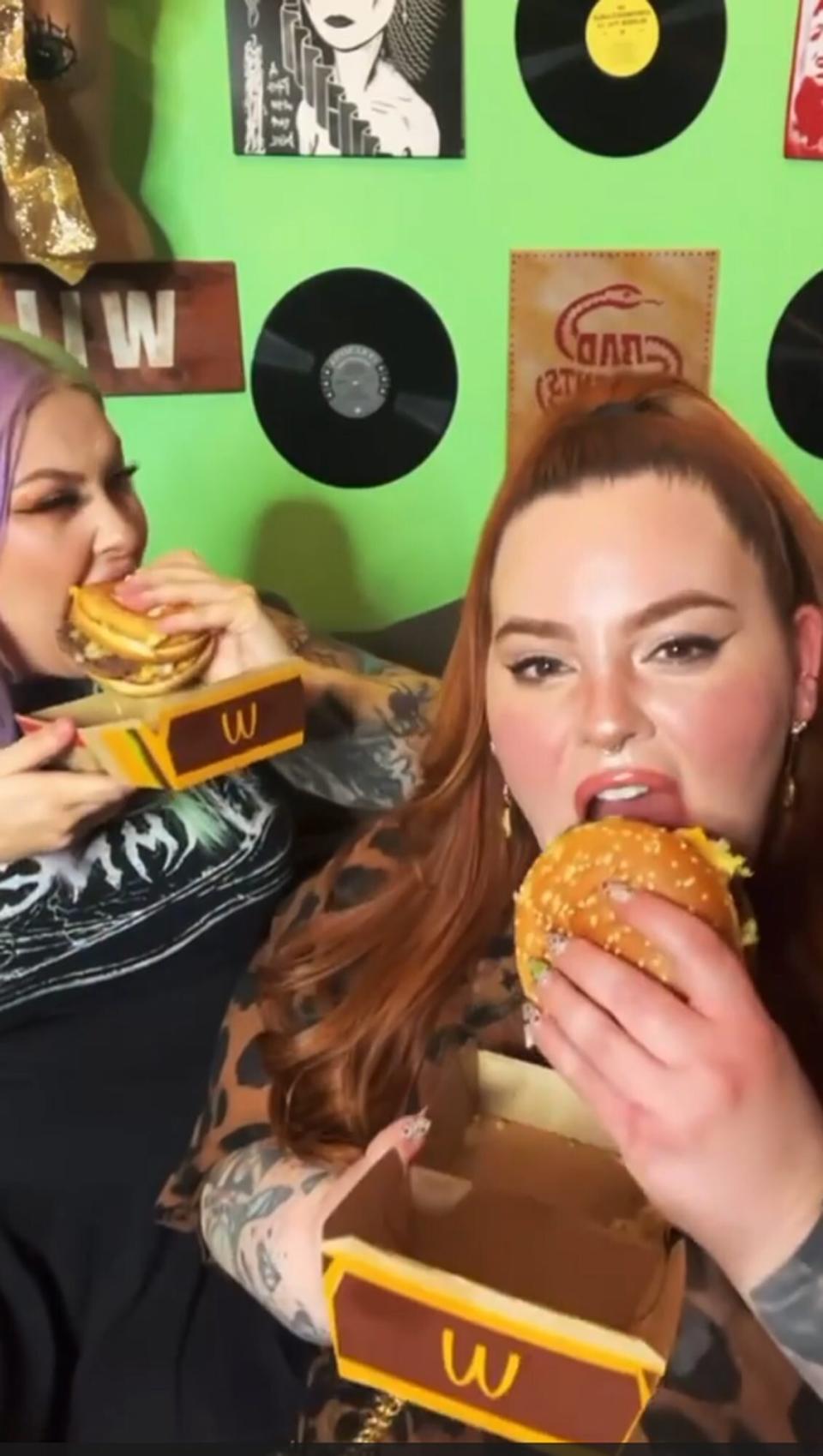 Tess Holliday Tries Her First-Ever Big Mac After Getting Body Shaming Comments to ‘Lay Off’ of Them