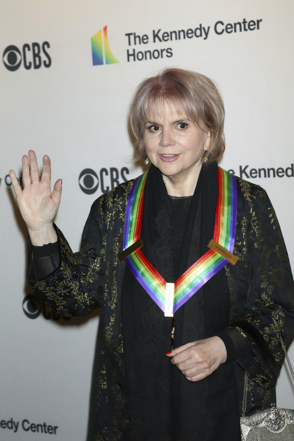 2019 Kennedy Center honoree Linda Ronstadt attends the 42nd Annual Kennedy Center Honors at The Kennedy Center, Sunday, Dec. 8, 2019, in Washington. (Photo by Greg Allen/Invision/AP)