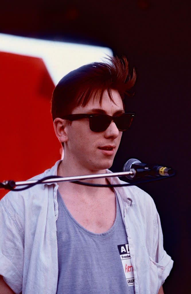 Tim Roth at Artists Against Apartheid, 1968. (Credit: Steve Rapport via Getty Images)