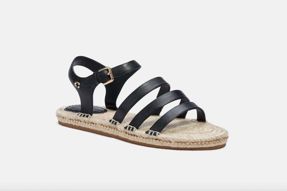 Coach Outlet Carissa Espadrille in Black (Photo via Coach Outlet)