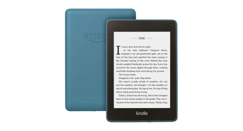 The thinnest, lightest Kindle yet—with a glare-free display that reads like real paper even in bright sunlight. Now waterproof with 2x the storage (Photo: Amazon)