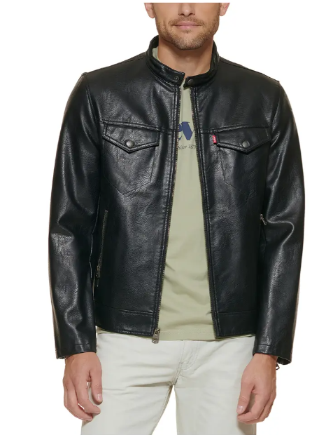 levis-water-resistant-faux-leather-racer-jacket-best-mens-leather-jackets