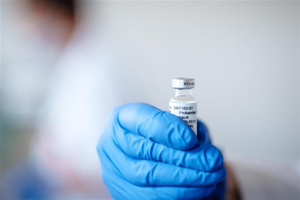 輝瑞/BNT最新資料：疫苗達91%效力 防禦南非變種也有效。（圖取自twitter.com/BioNTech_Group）