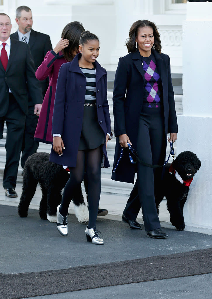 Michelle Obama Receives Official White House Christmas Tree