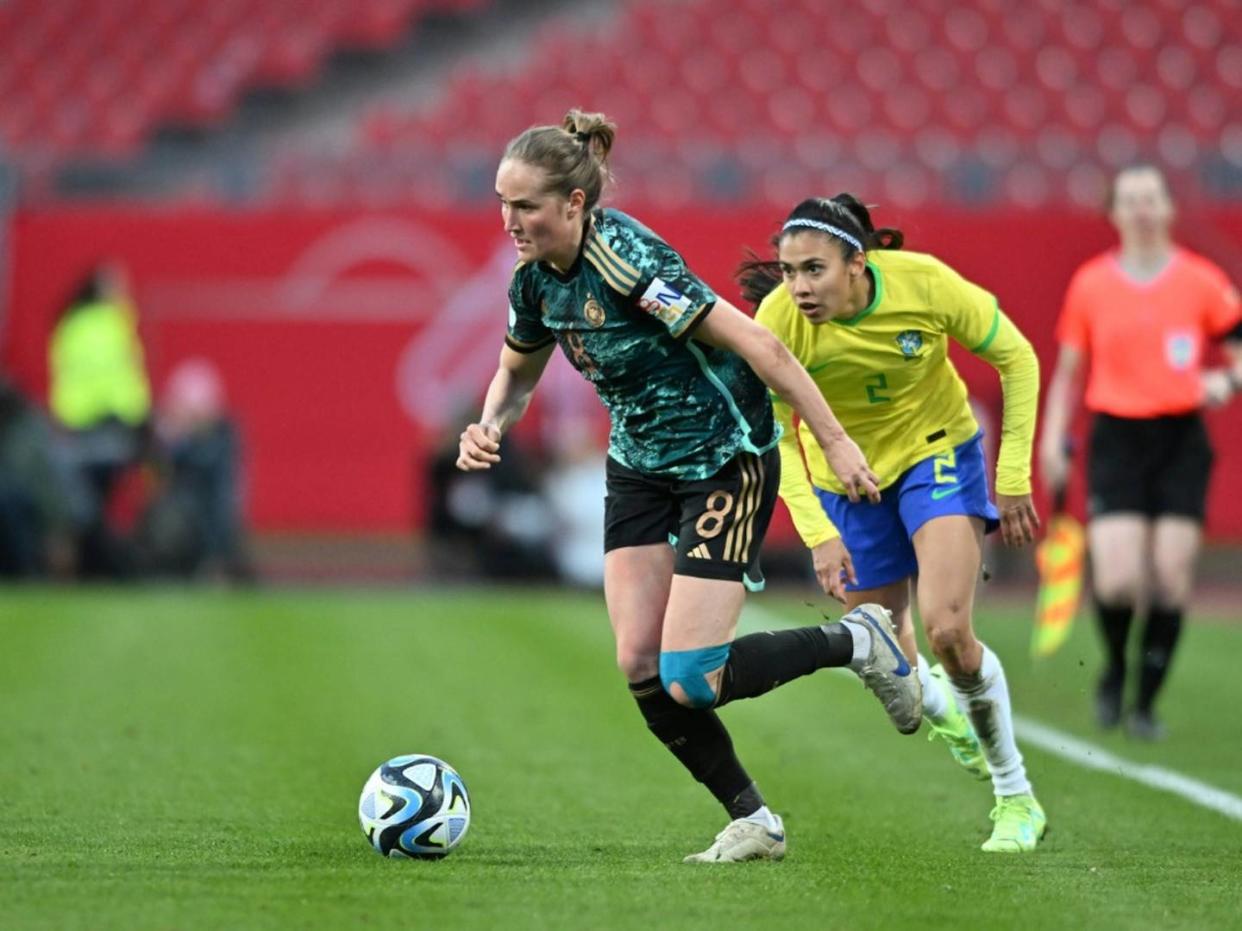Rückschlag bei DFB-Frauen enttäuschen gegen Brasilien