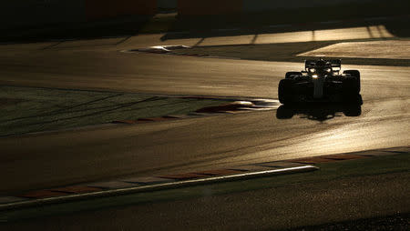 Motor Racing - F1 Formula One - Formula One Test Session - Circuit de Barcelona-Catalunya, Montmelo, Spain - March 9, 2018. Valtteri Bottas of Mercedes during testing. Picture taken March 9, 2018. REUTERS/Albert Gea