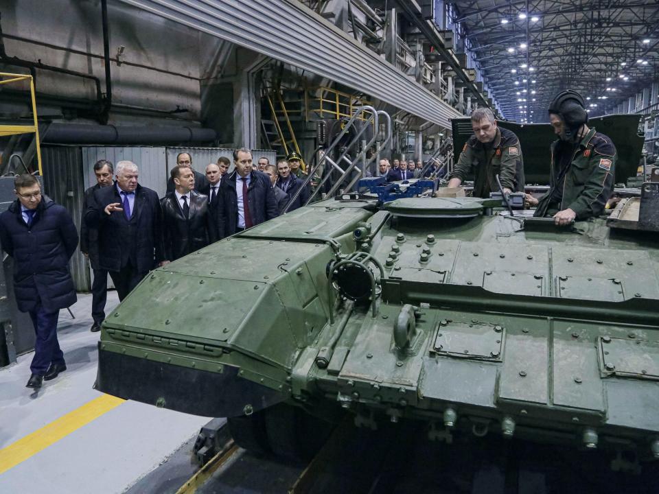 Russia's main tank factory