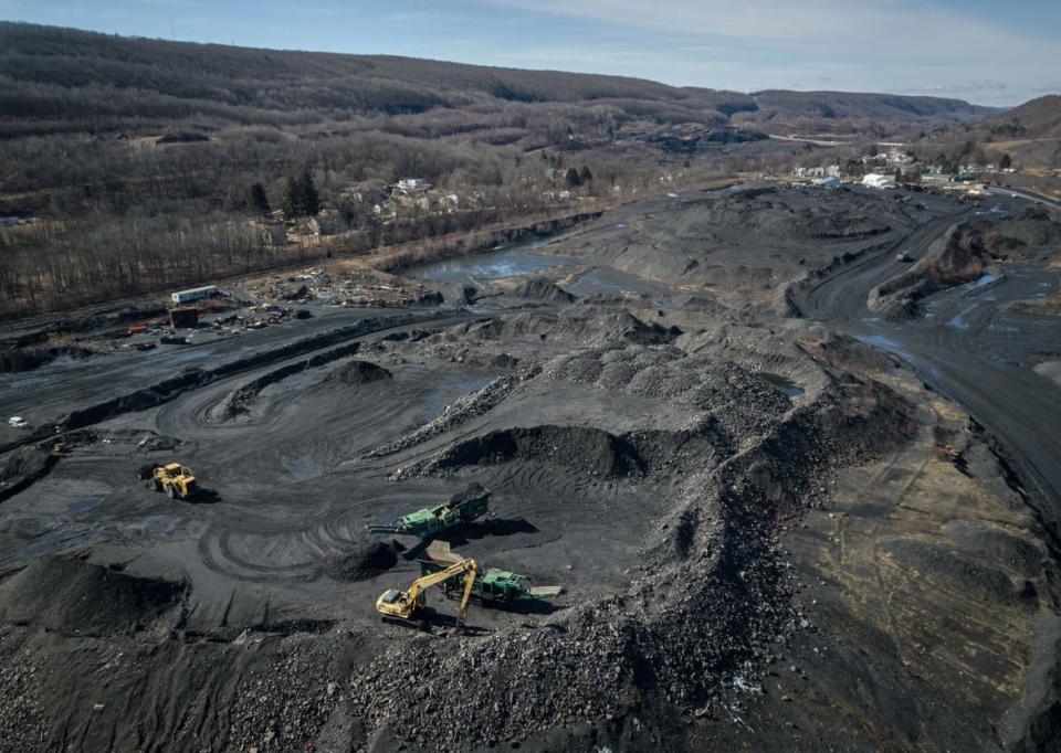 <div class="inline-image__caption"><p>An anthracite coal mine in Maizeville, Pennsylvania on March 3, 2022.</p></div> <div class="inline-image__credit">Ed Jones/AFP via Getty Images</div>