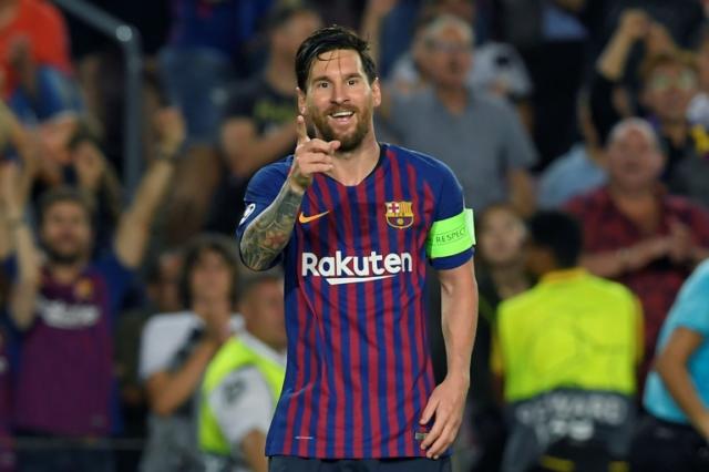 Barcelona vs PSV: Messi scores the first goal of the 2018/19