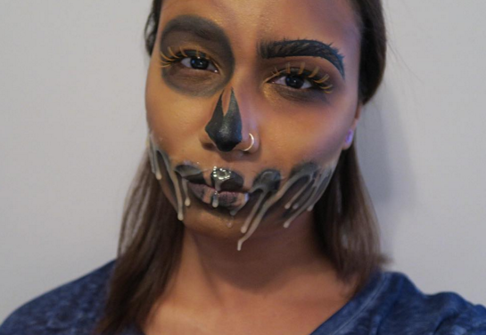 Schmelzende Gesichter: Halloween-Make-up-Trend