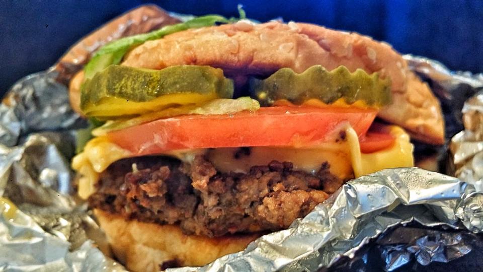 5. Five Guys little cheeseburger