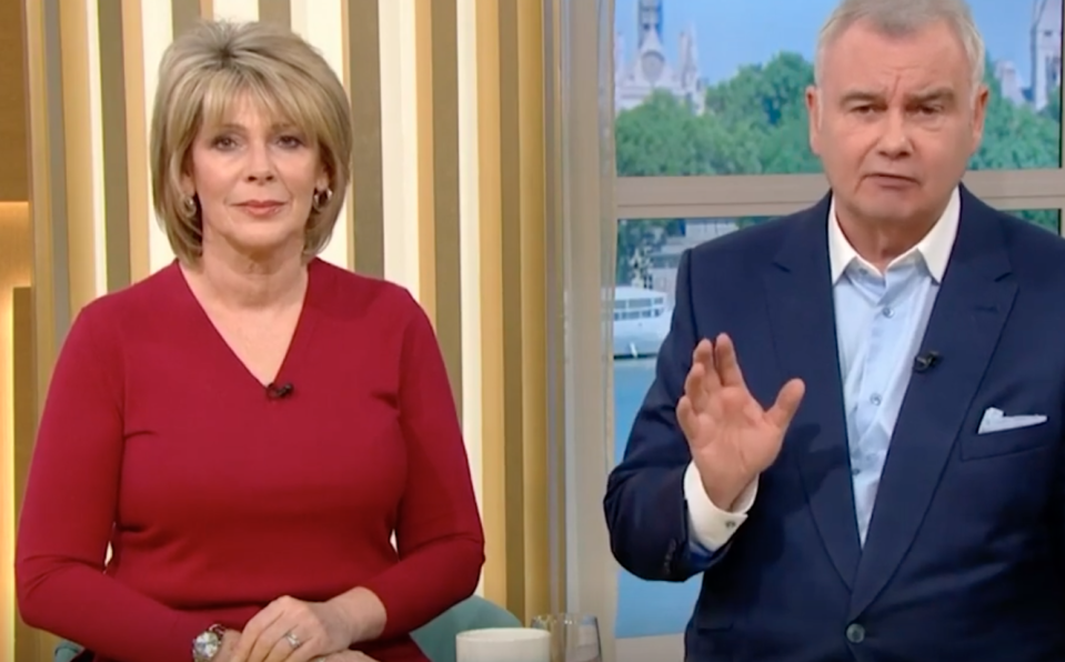 Ruth Lagsford and Eamonn Holmes