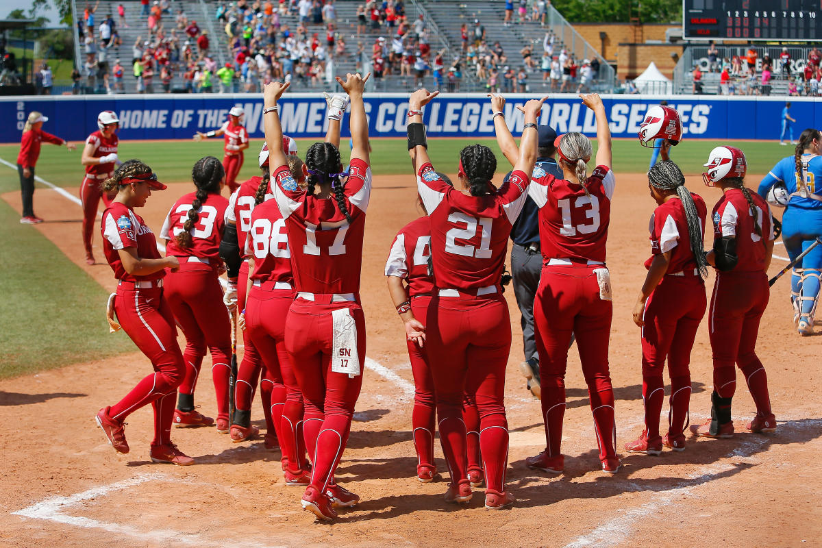 College Softball World Series 2022 Oklahoma vs. Texas Set for Championship