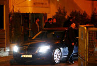 Saudi officials leave Saudi Arabia's consulate in Istanbul, Turkey October 16, 2018. REUTERS/Osman Orsal