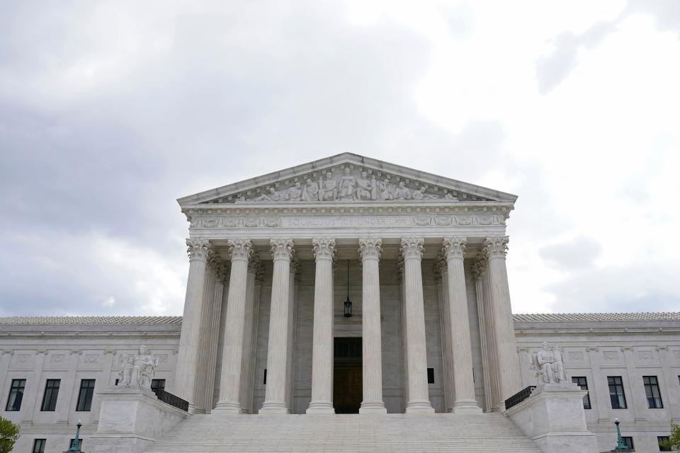 A view of the Supreme Court in Washington, Thursday, April 22, 2021. (AP Photo/Susan Walsh) ORG XMIT: DCSW119