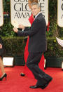 BEVERLY HILLS, CA - JANUARY 15: Actor George Clooney arrives at the 69th Annual Golden Globe Awards held at the Beverly Hilton Hotel on January 15, 2012 in Beverly Hills, California. (Photo by Jason Merritt/Getty Images)