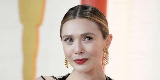 See Elizabeth Olsen's Rare Red Carpet Moment At The 2023 Oscars