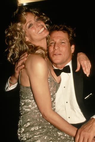 <p>REP/IMAGES/Getty</p> Farrah Fawcett and Ryan O'Neal