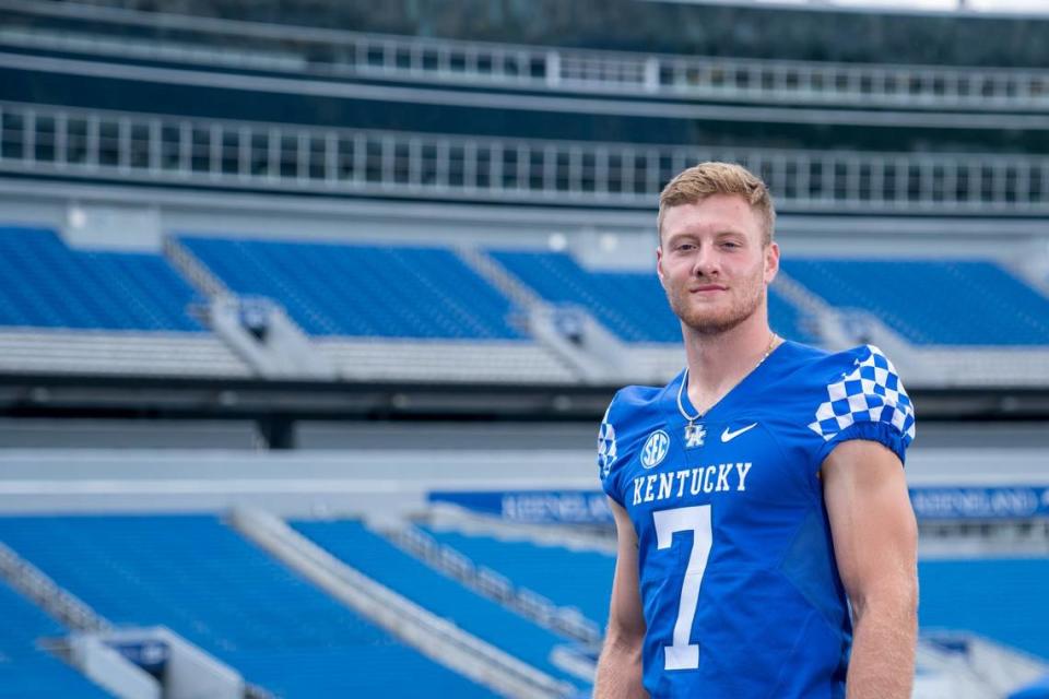 A year after transferring to Kentucky from Penn State, Will Levis enters the 2022 season with the most attention of any UK quarterback since Tim Couch.