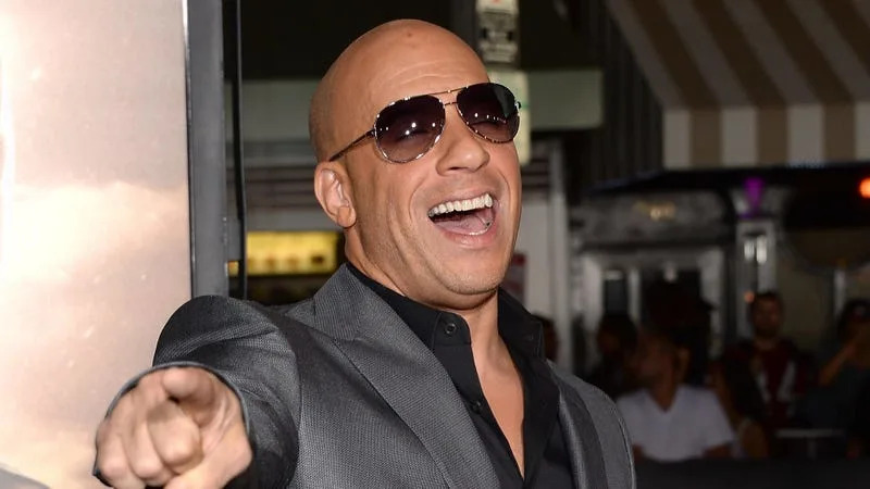 Vin Diesel at the premiere of Riddick in 2013