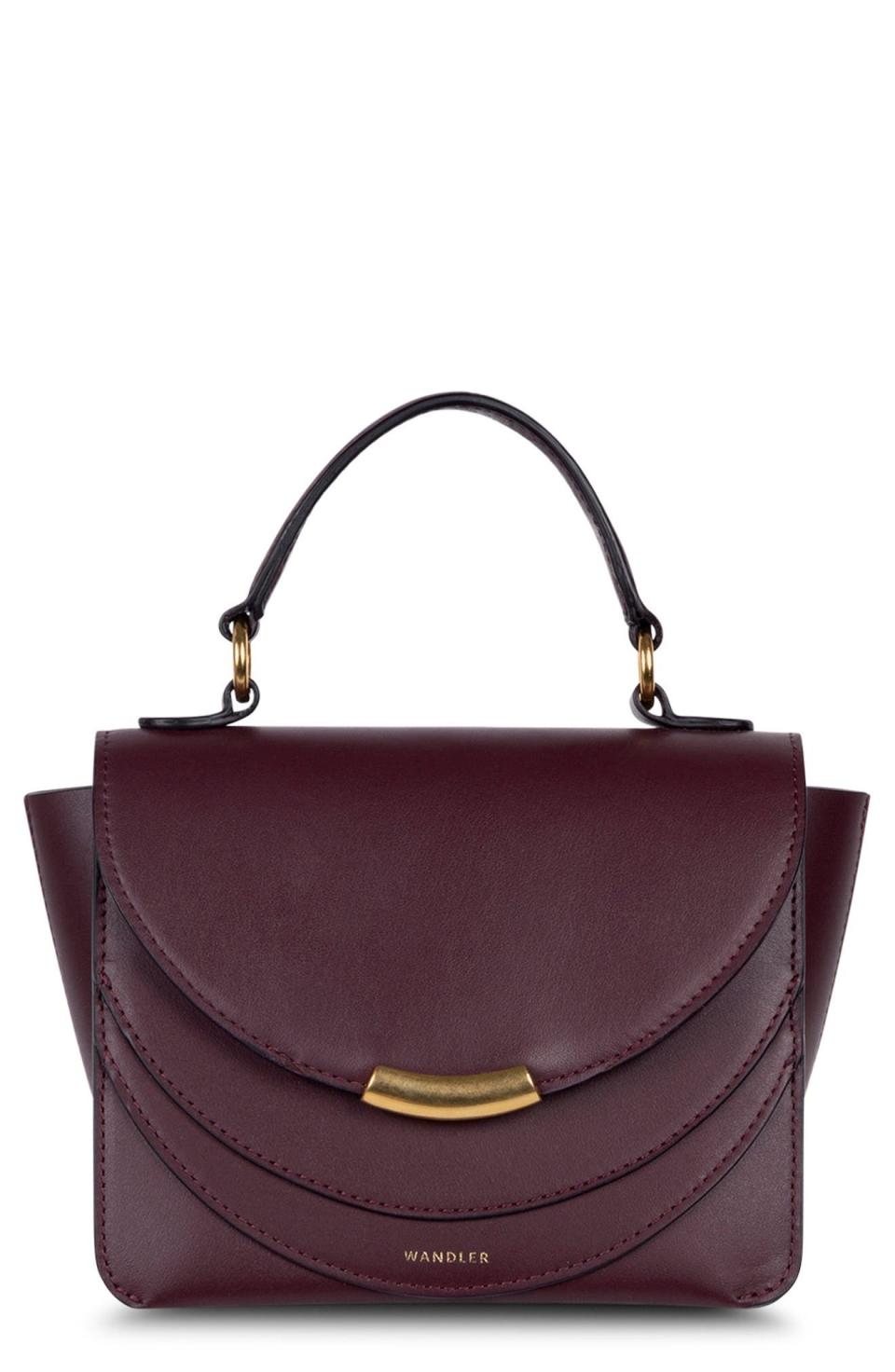 Luna Arch Leather Shoulder Bag