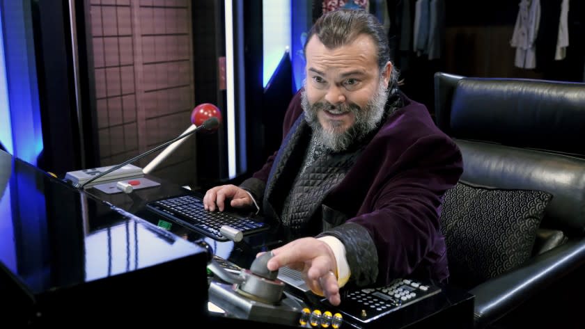 Jack Black in "Celebrity Escape Room" on NBC.