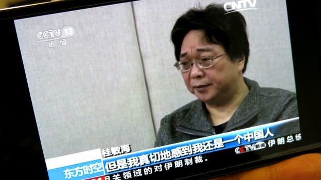 一月初，桂民海接受央視訪問。（BBC中文網）