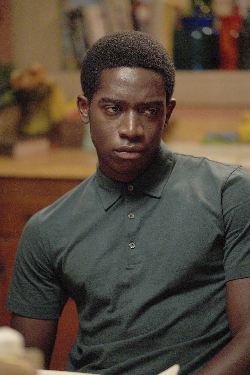 This image released by FX shows Damson Idris as Franklin Saint in "Snowfall." Season four premiers on FX on Wednesday and Thursday on FX on Hulu. (Byron Cohen/FX via AP)
