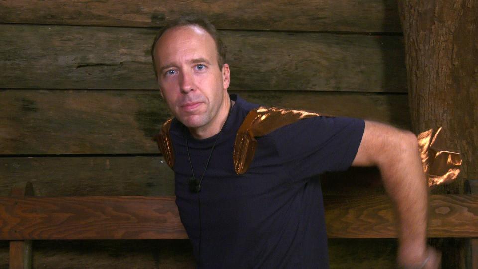 Matt Hancock is in the final of I'm A Celebrity. (Shutterstock/ITV)