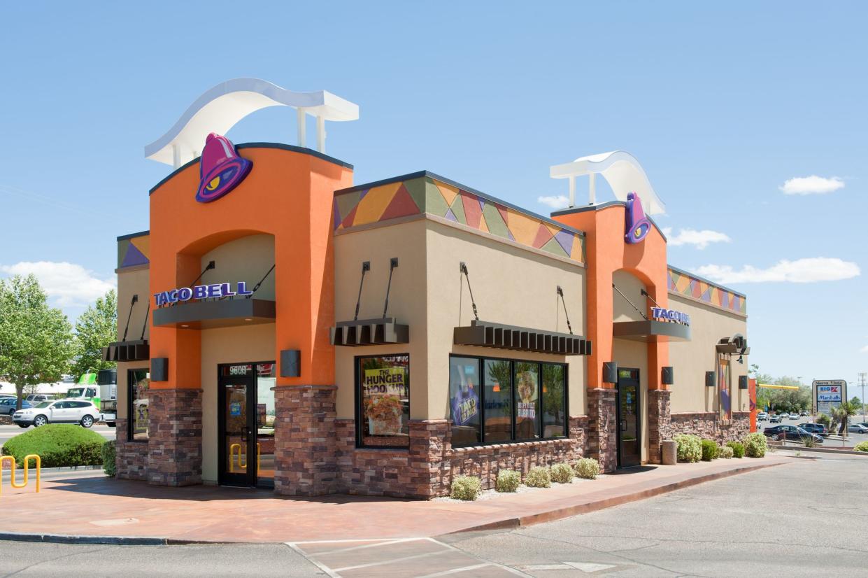 Albuquerque, NM, USA - June 20, 2011: Taco Bell Fast Food Restaurant in North East Albuquerque.