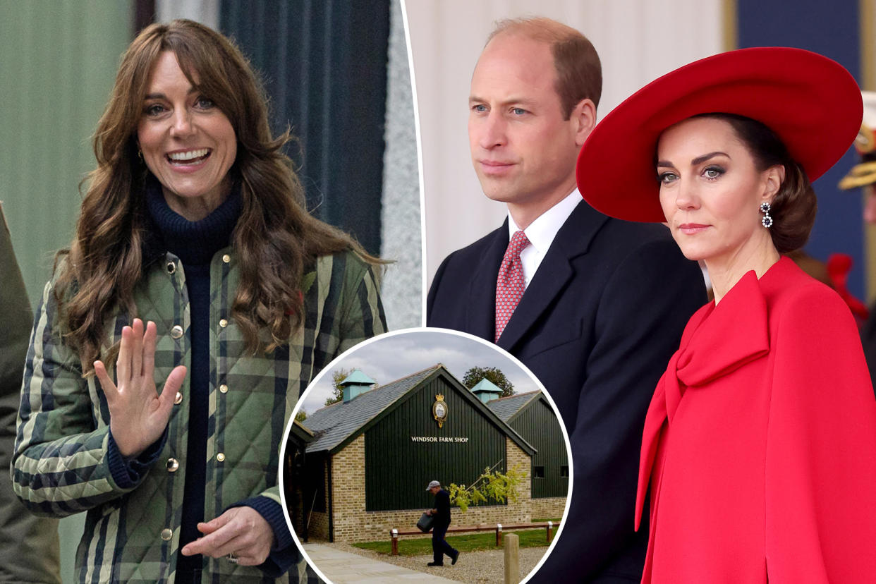 Kate Middleton reportedly visits farm shop with Prince William -- but is not photographed