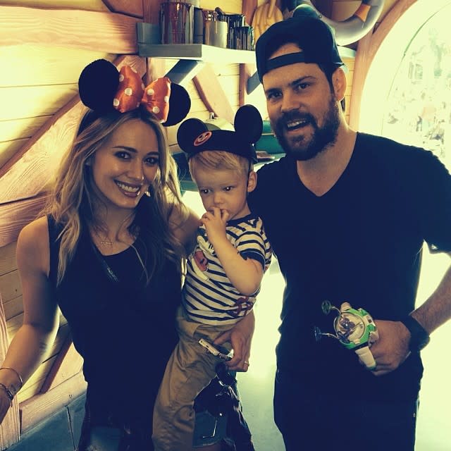 19) When She Took Luca to Disneyland for the First Time