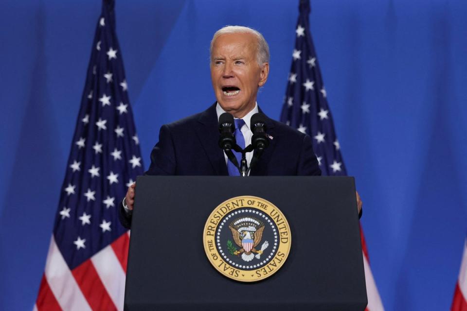 Biden opens highstakes press conference by calling Kamala ‘vice