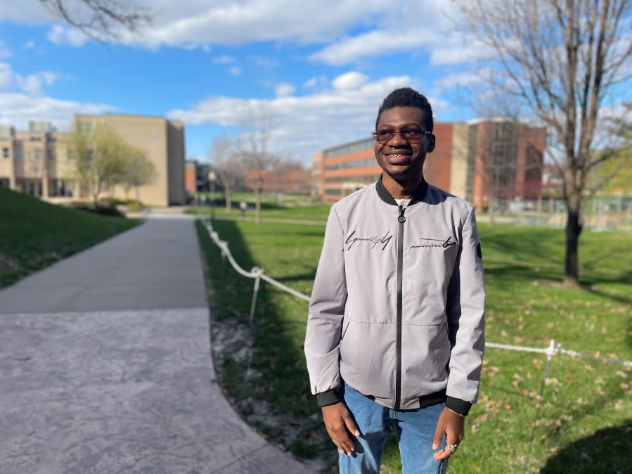 Fidele Muragara (a refugee from Burundi), a first-year St. Ambrose student and Davenport West graduate, will be the guest speaker at the Tapestry Farms event Friday night.