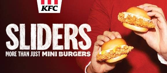 KFC's First-Ever Time-limited Sliders Are Small In Size But Big On Taste. PHOTO: KFC