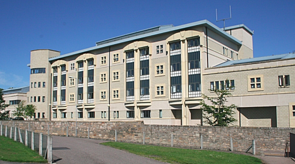 Dr Gray's Hospital in Elgin, Moray, is one of the hospitals to be working under a 'code black' status. (Wikipedia)