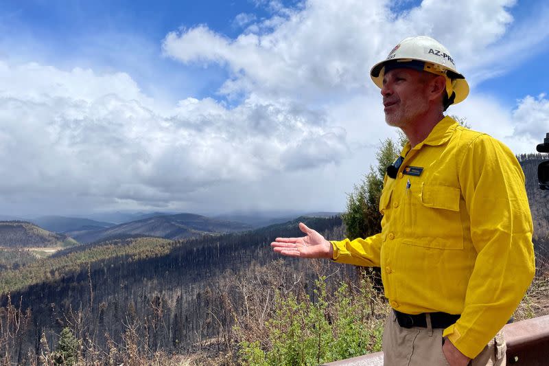 Anger, frustration over wildfires as Biden visits New Mexico