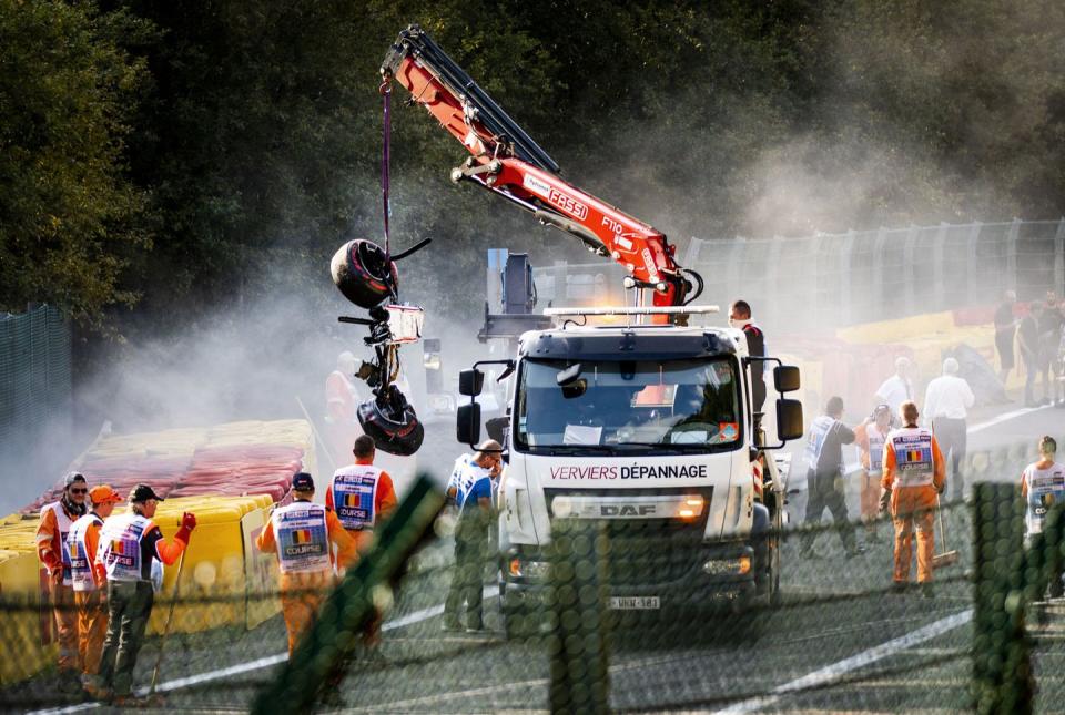 topshot auto prix f2 bel hubert accident