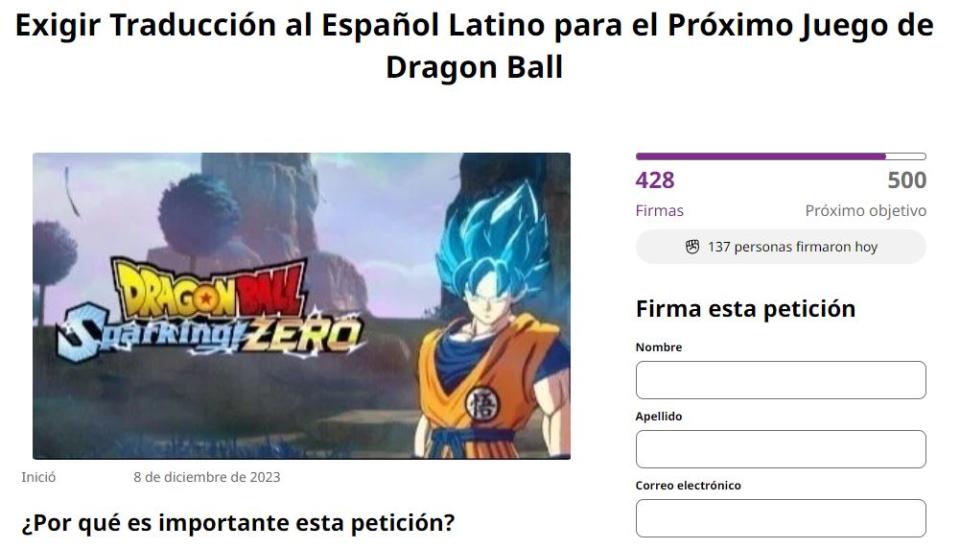 ¿Bandai Namco escuchará los comentarios de los fans e implementará el doblaje latino?