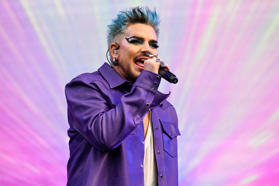 Adam Lambert onstage