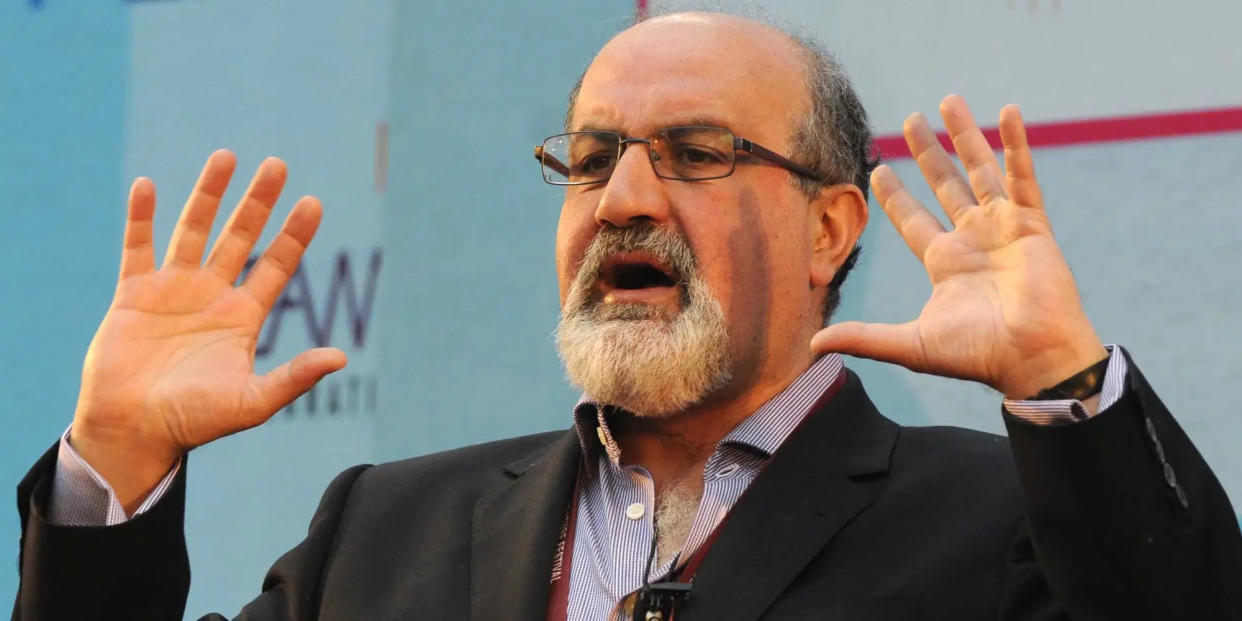 Nassim Taleb arbeitete als Spezialist für komplexe Finanzderivate in mehreren Wall-Street-Unternehmen. - Copyright: Mohd Zakir/Hindustan Times via Getty Images