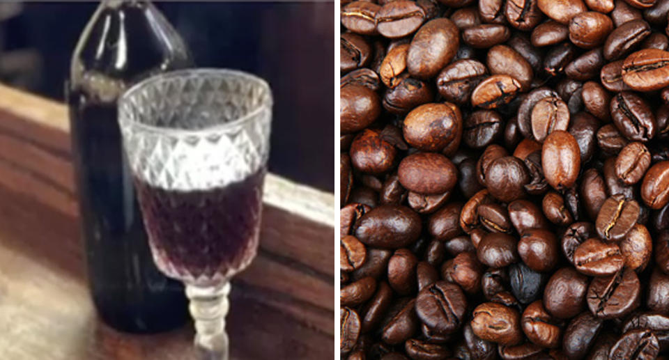 The ‘Jose Alfredo’ coffee (left). Source: 7News (left)/Getty (file pic) (right)