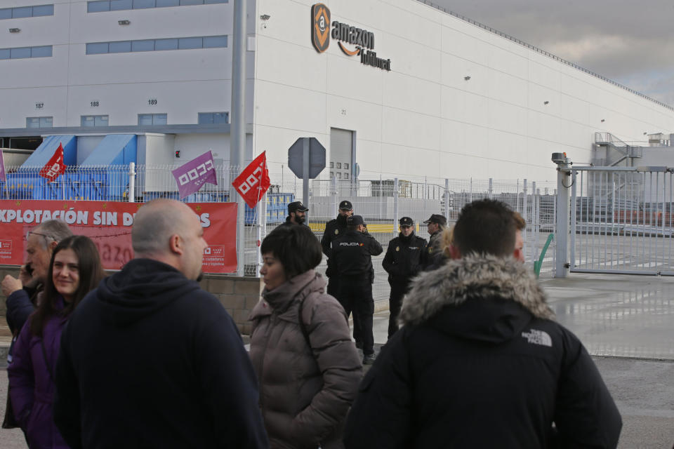 Amazon workers across Europe took part in walkouts on Black Friday to protest