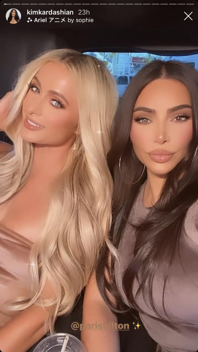 Kim Kardashian and Paris Hilton are the tracksuit twinsies