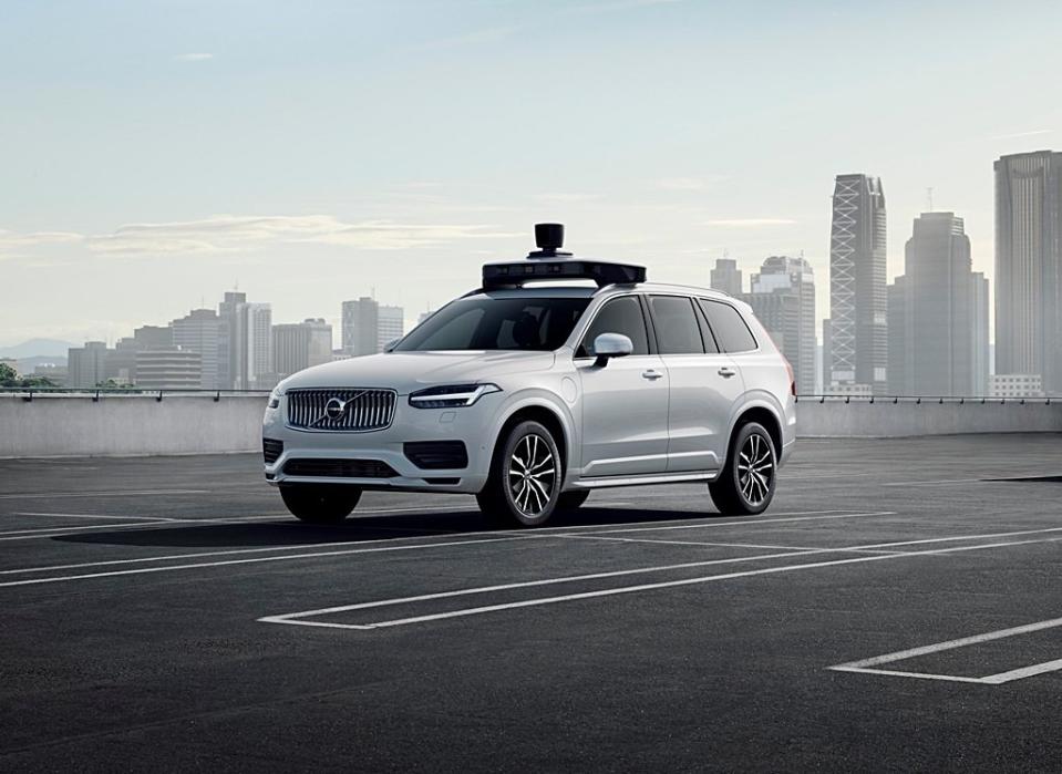 VOLVO與Uber推出全新一代XC90 SUV自動駕駛汽車將具備完全無人自