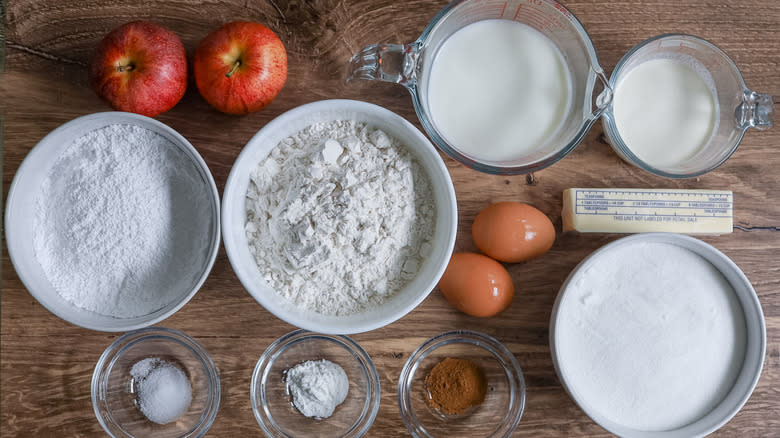 caramel apple donuts ingredients