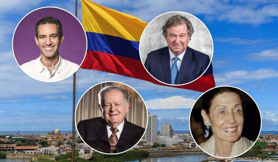 Los cuatro multimillonarios de Colombia, según la revista Forbes. Imagen: Valora Analitik.