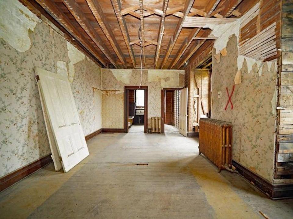 The interior of the 41-bedroom castle in upstate New York.