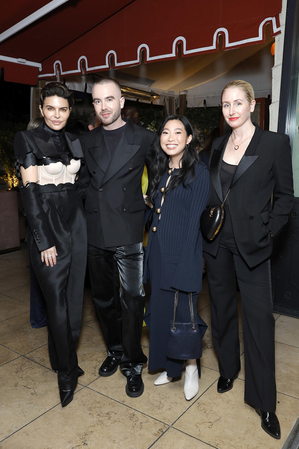 (L-R) Lisa Rinna, Danyul Brown, Awkwafina and Erica Cloud attend THR Power Stylists presented by Instagram at Sunset Tower Hotel on March 27, 2024 in Los Angeles, California.