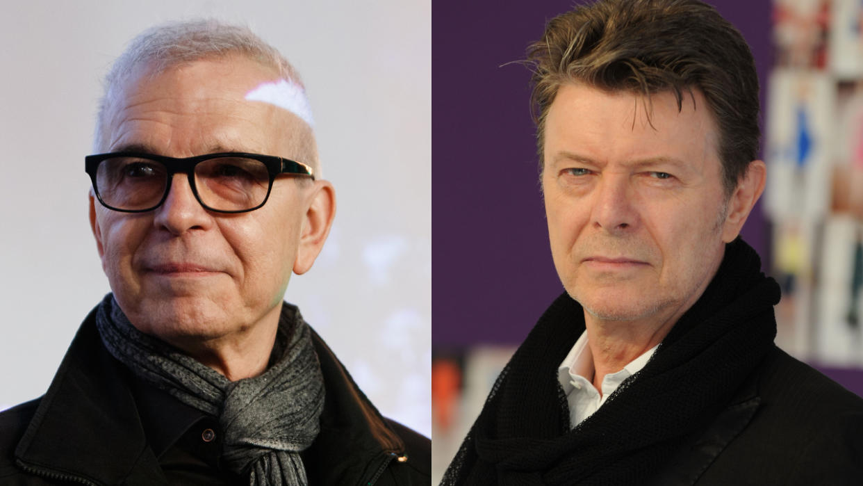  Tony Visconti and David Bowie. 